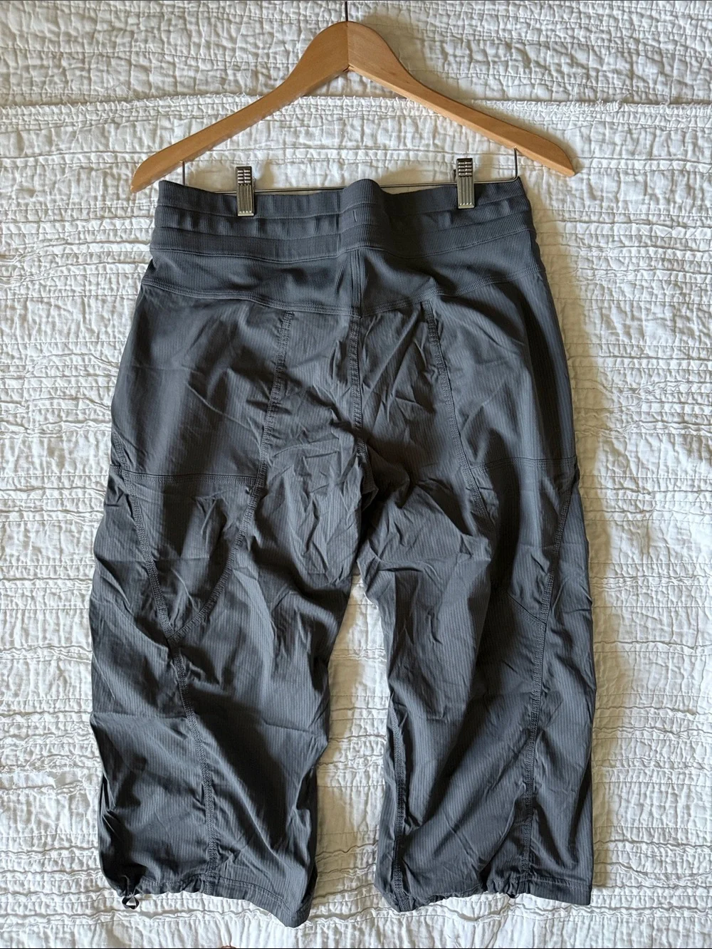 lululemon athletica  Gray Cargo Drawstring Pants